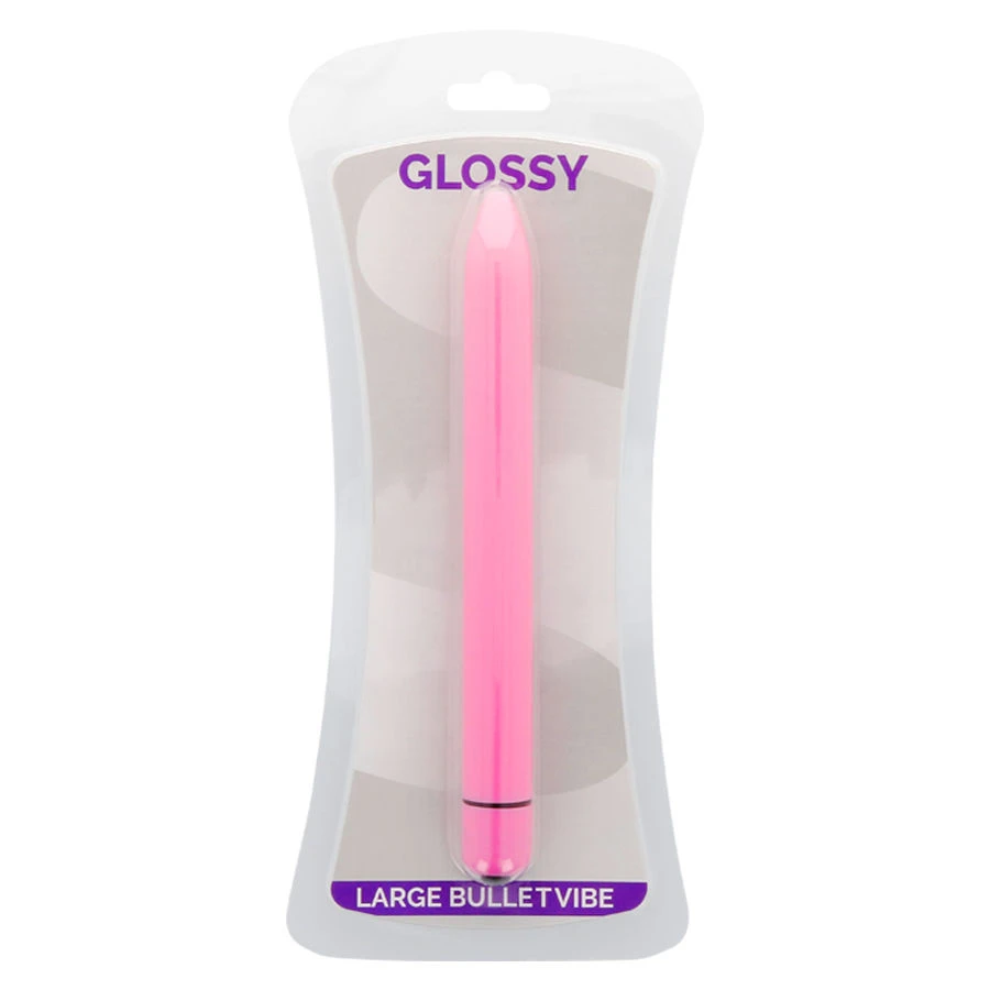 GLOSSY - OHUT VIBRAATTORI SYVÄ RUUSU